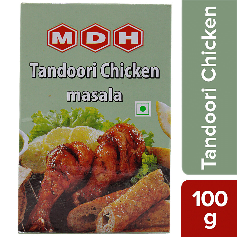 Front pack shot of MDH Tandoori Chicken Masala