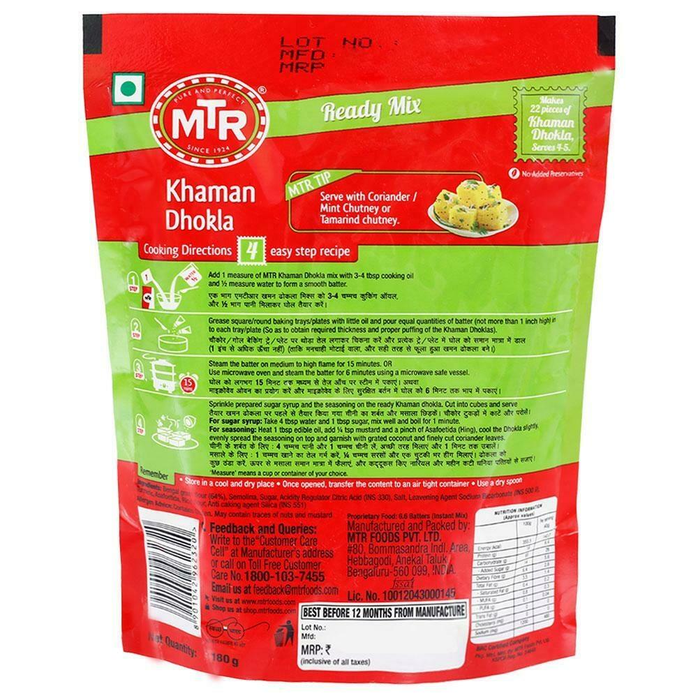 MTR Instant Khaman Dhokla Mix 180 G – view 2