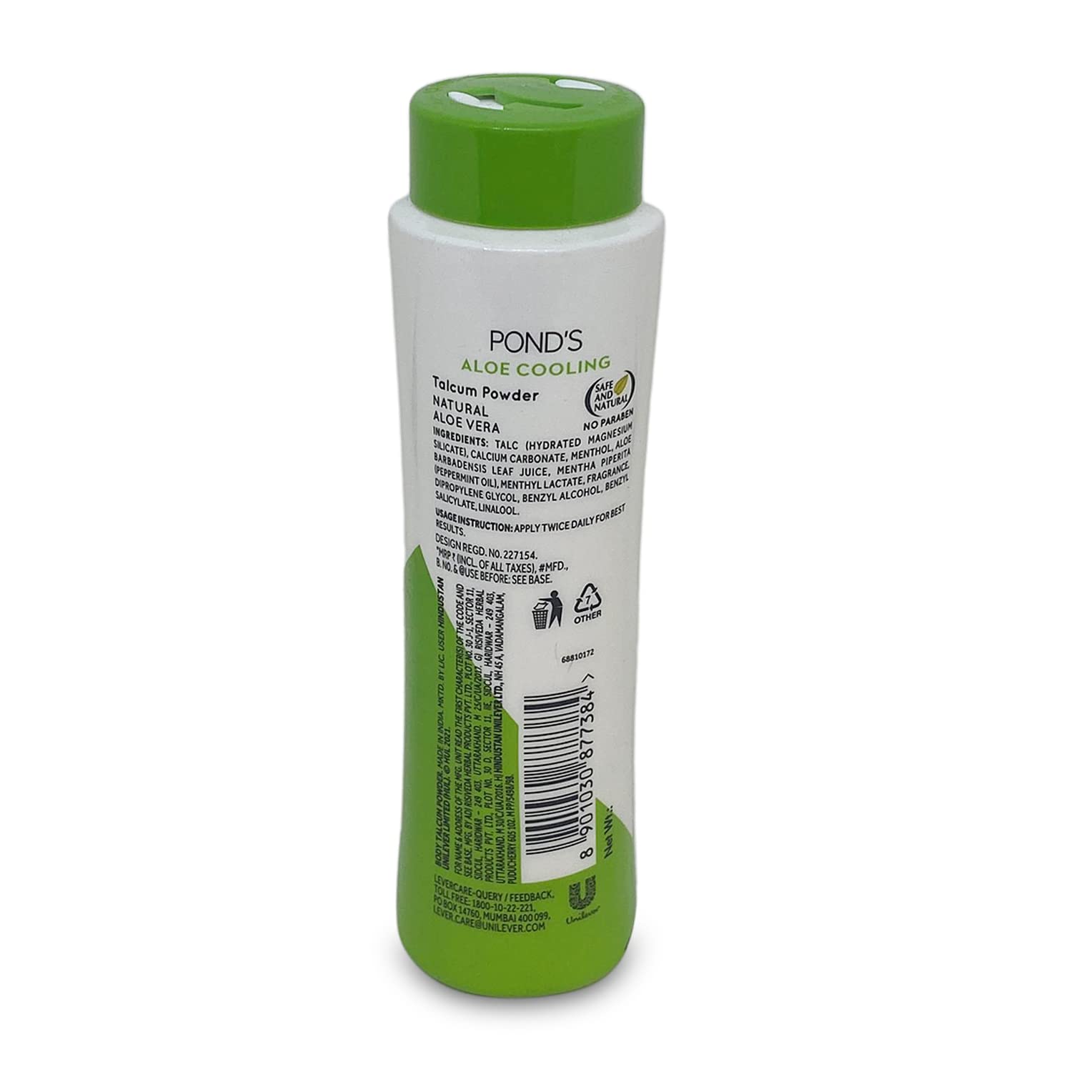 POND'S Ponds Aloe Cooling Talcum Powder,100G Bottle – view 3