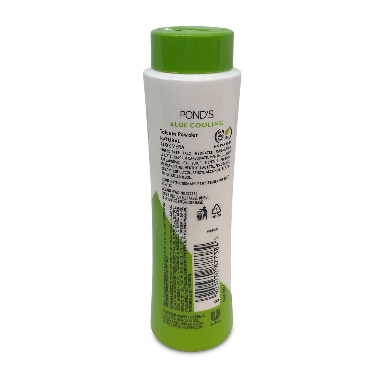 POND'S Ponds Aloe Cooling Talcum Powder,100G Bottle – view 7
