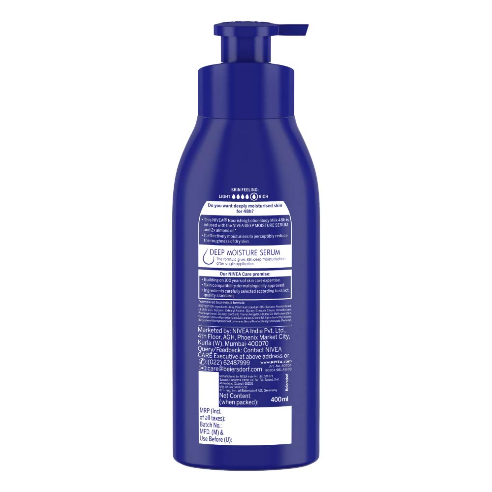 Nivea Moisturizing Lotion Body Milk, 400ml And Nivea Moisturization Lotion Body Milk, 120ml – view 4