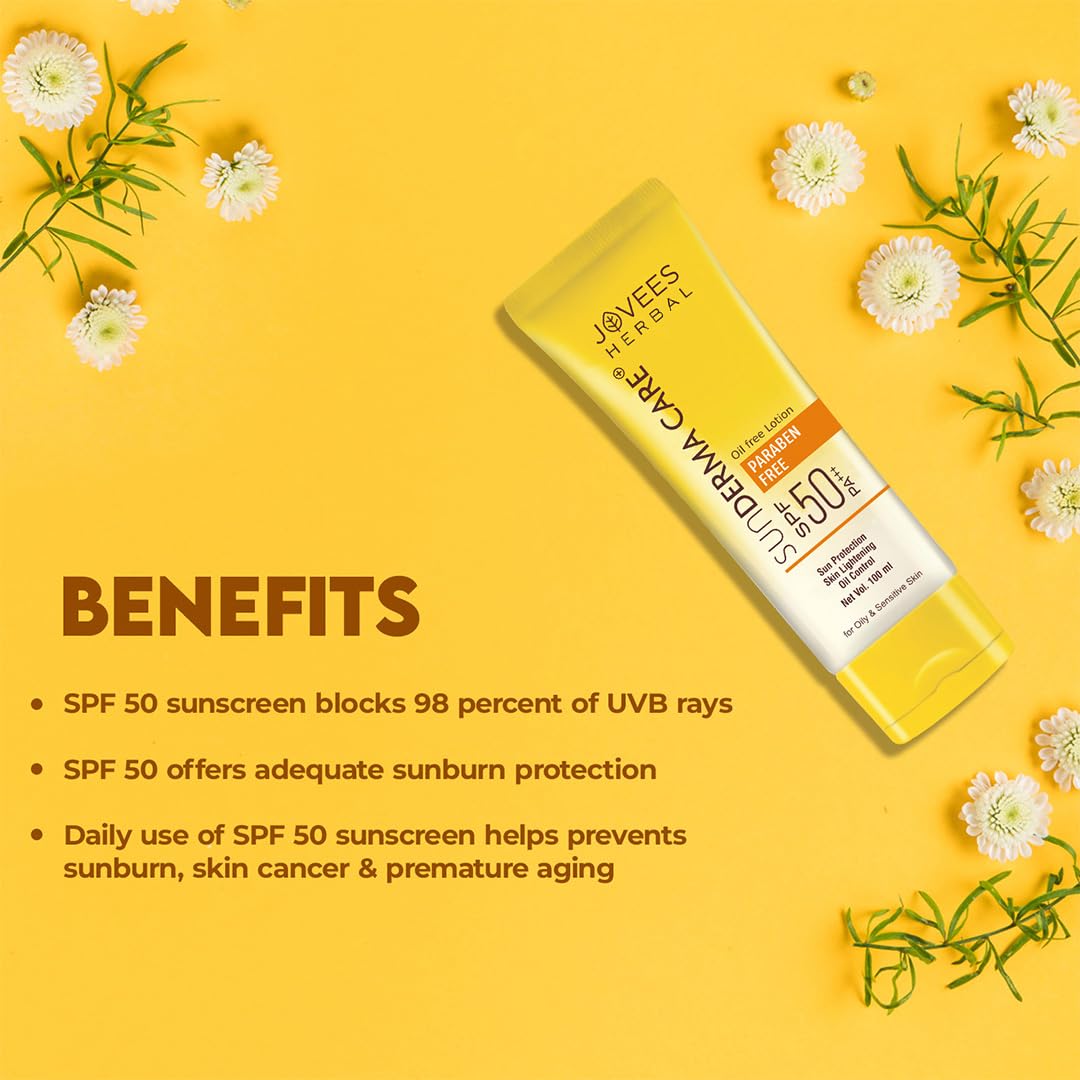 Jovees Herbal Sun Derma Care Lotion SPF 50 PA+++ Broad Spectrum – view 4