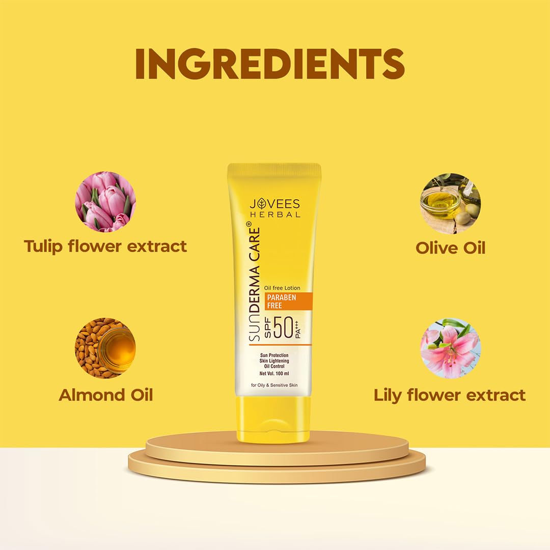 Jovees Herbal Sun Derma Care Lotion SPF 50 PA+++ Broad Spectrum – view 5