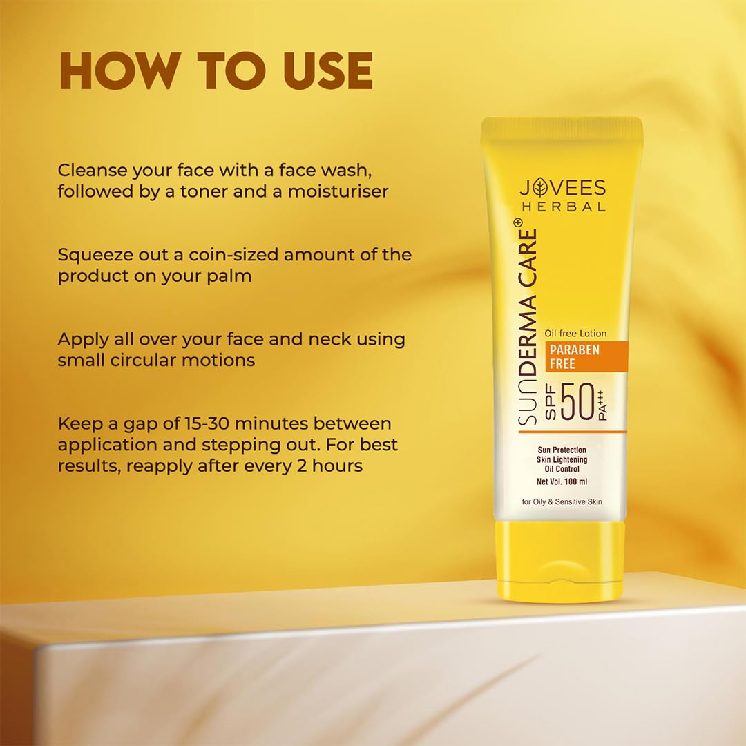 Jovees Herbal Sun Derma Care Lotion SPF 50 PA+++ Broad Spectrum – view 6