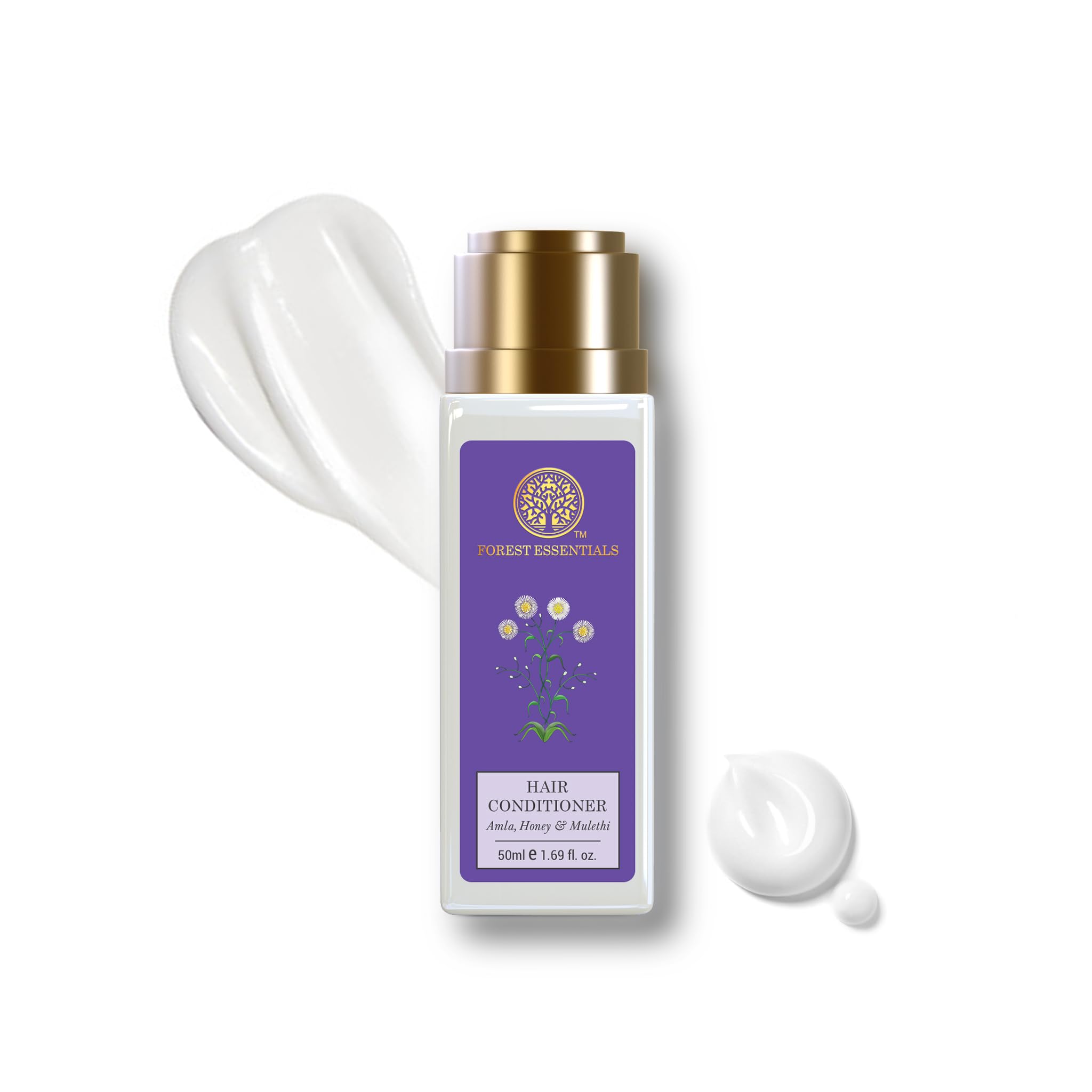 Forest Essentials Travel Size Hair Conditioner Amla, Honey & Mulethi – view 2