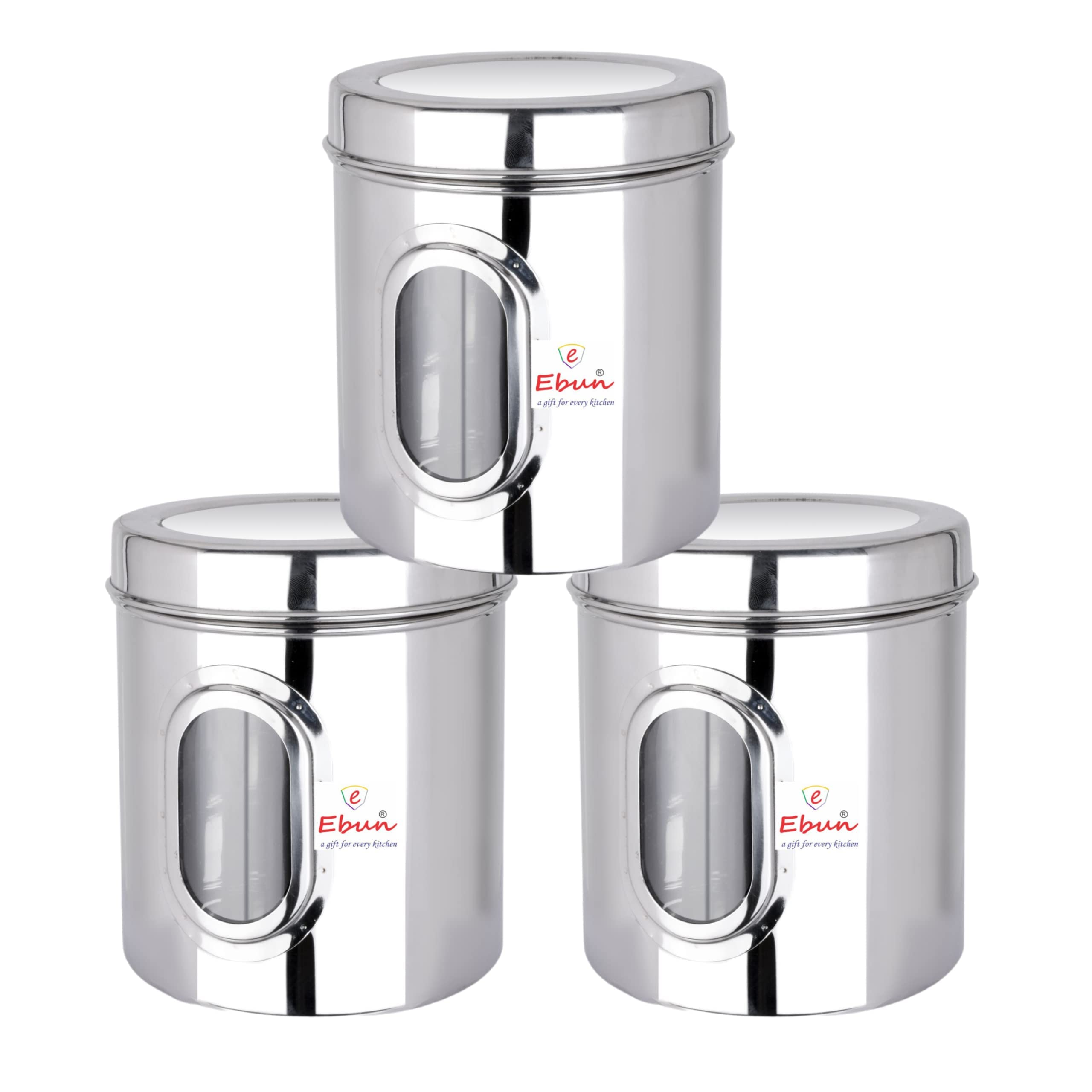 Ebun Stainless Steel See Through Transparent Containers – view 3