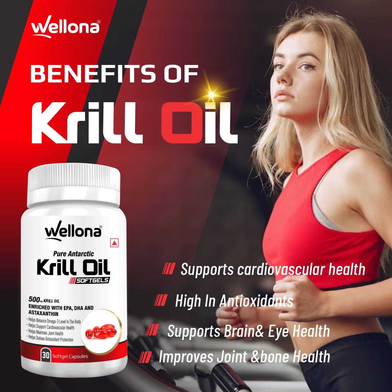 Wellona Pure Antarctic Krill Oil 500 mg – view 3