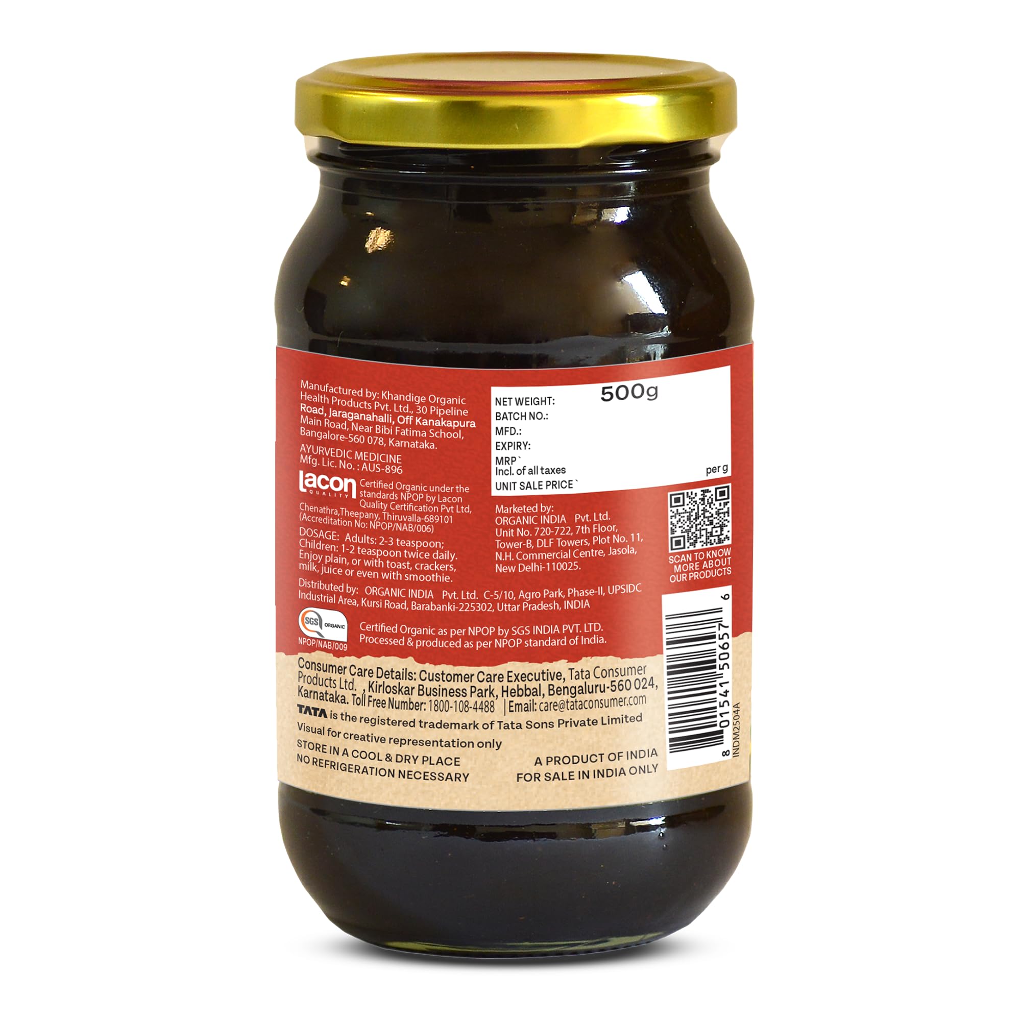 ORGANIC INDIA Organic Chywanprash-500 g – view 2