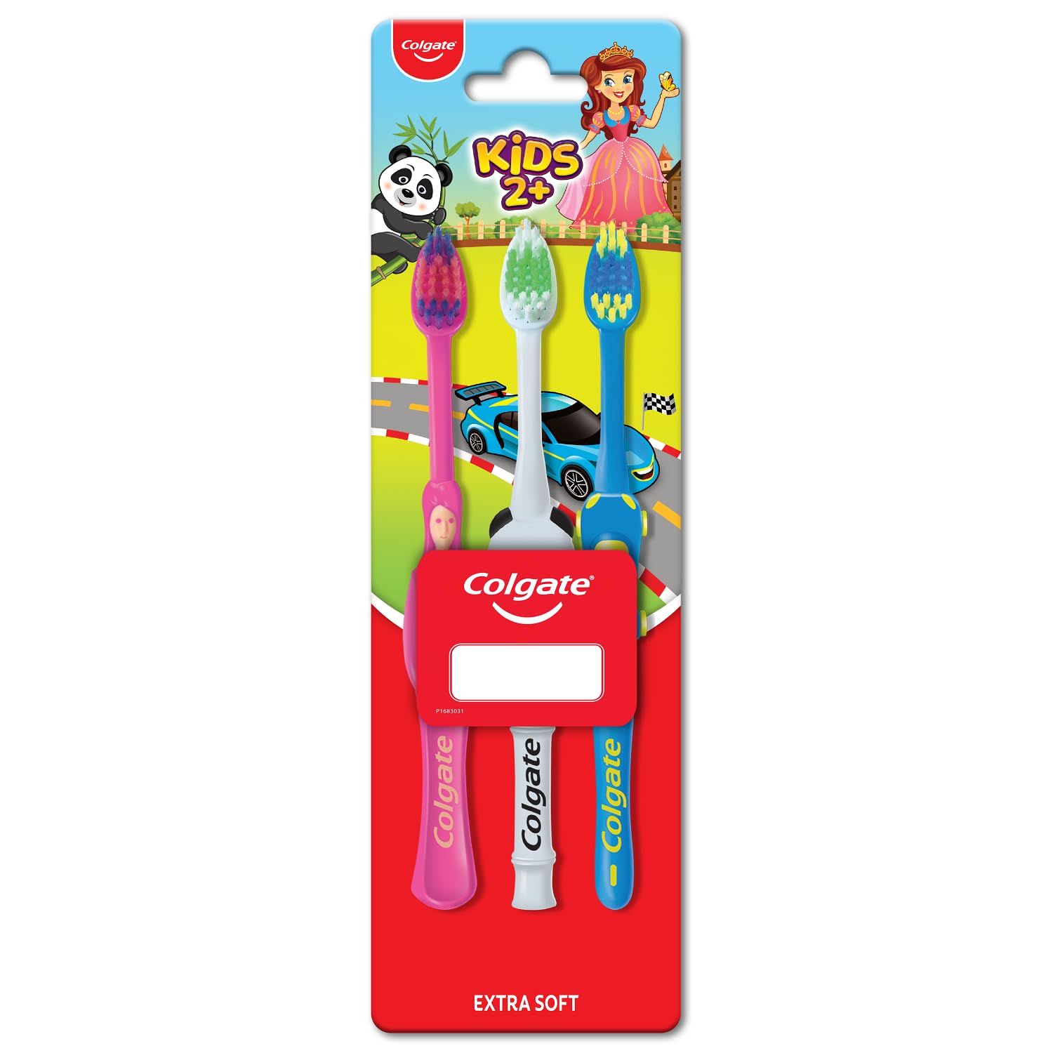 Colgate Kid's Motu Patlu Anticavity Bubble Fruit Flavour Toothpaste- 80g & Colgate Kids Manual Toothbrush For 2+ Years, 3Pcs,Multicolour COMBO – view 5