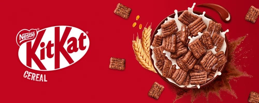 Nestle Kitkat Crispy Cereal Squares With Delicious Taste Of Chocolate and Wafer Newest Addition 330g (USA) – view 4