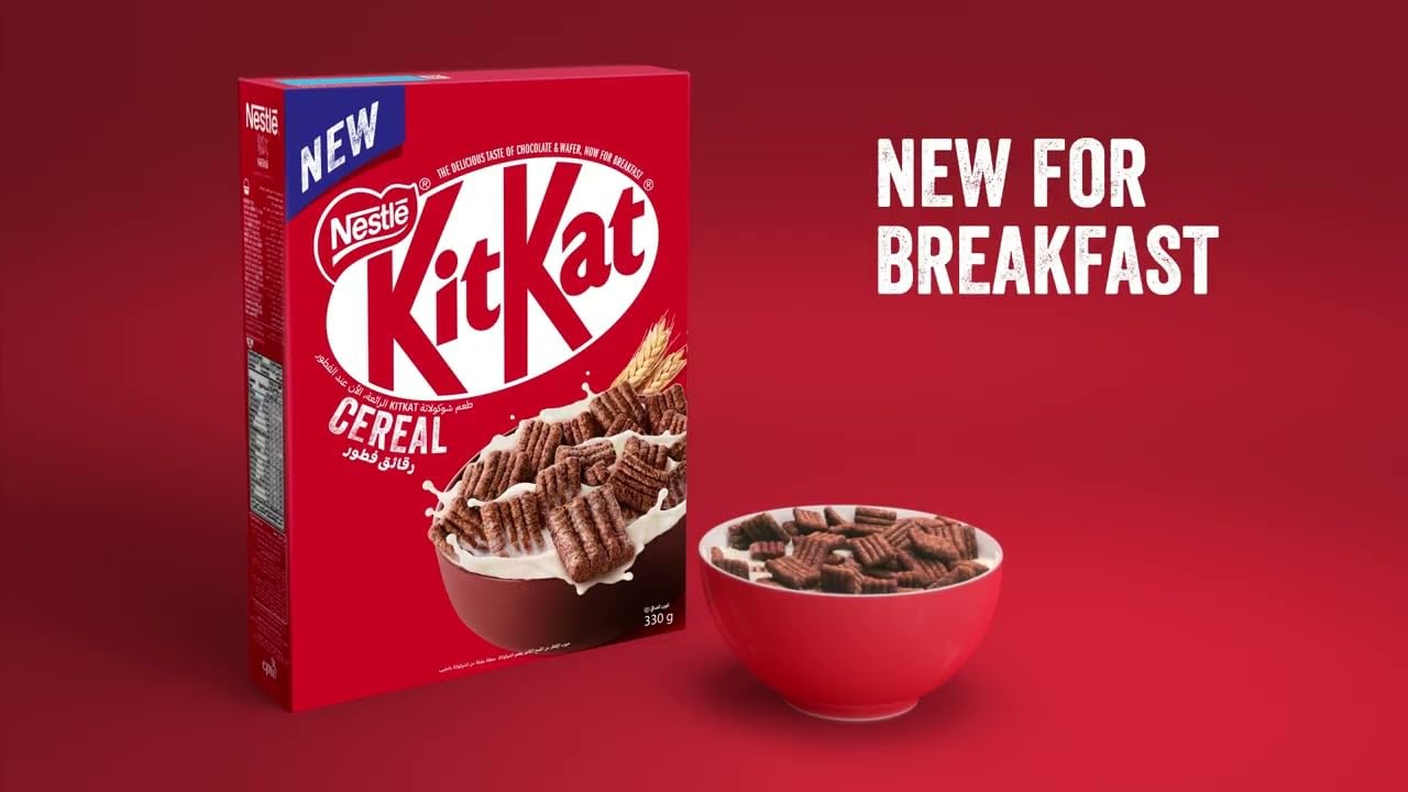 Nestle Kitkat Crispy Cereal Squares With Delicious Taste Of Chocolate and Wafer Newest Addition 330g (USA) – view 5