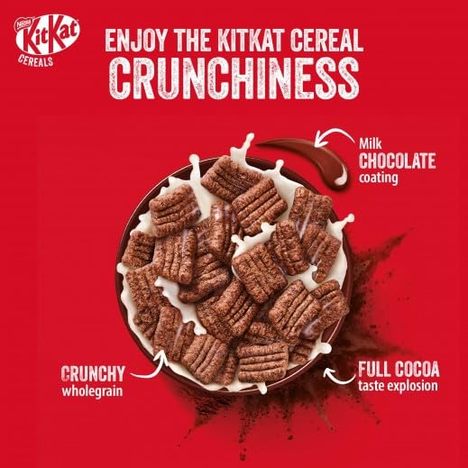 Nestle Kitkat Crispy Cereal Squares With Delicious Taste Of Chocolate and Wafer Newest Addition 330g (USA) – view 6