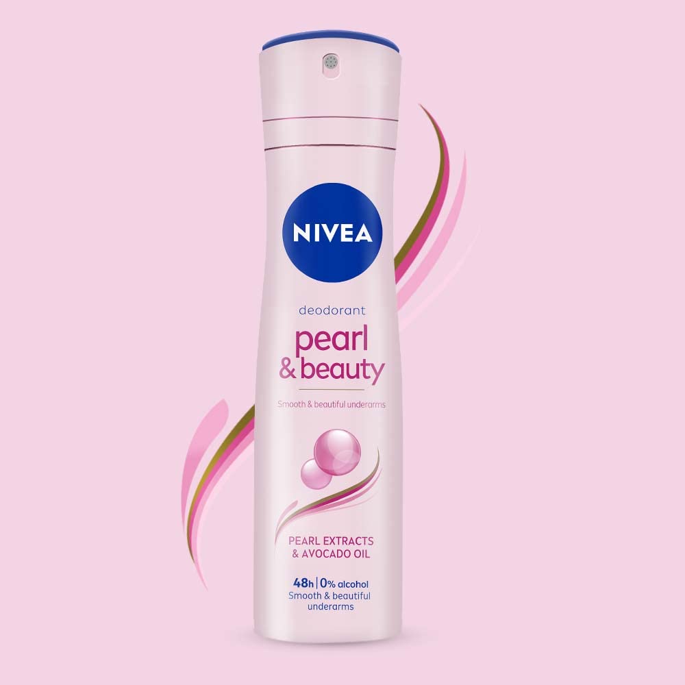 Nivea Pearl & Beauty Deodorant Spray for Unisex, 150 ml – view 2