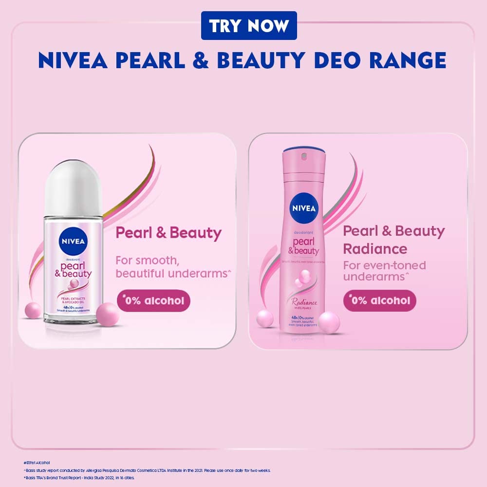 Nivea Pearl & Beauty Deodorant Spray for Unisex, 150 ml – view 8