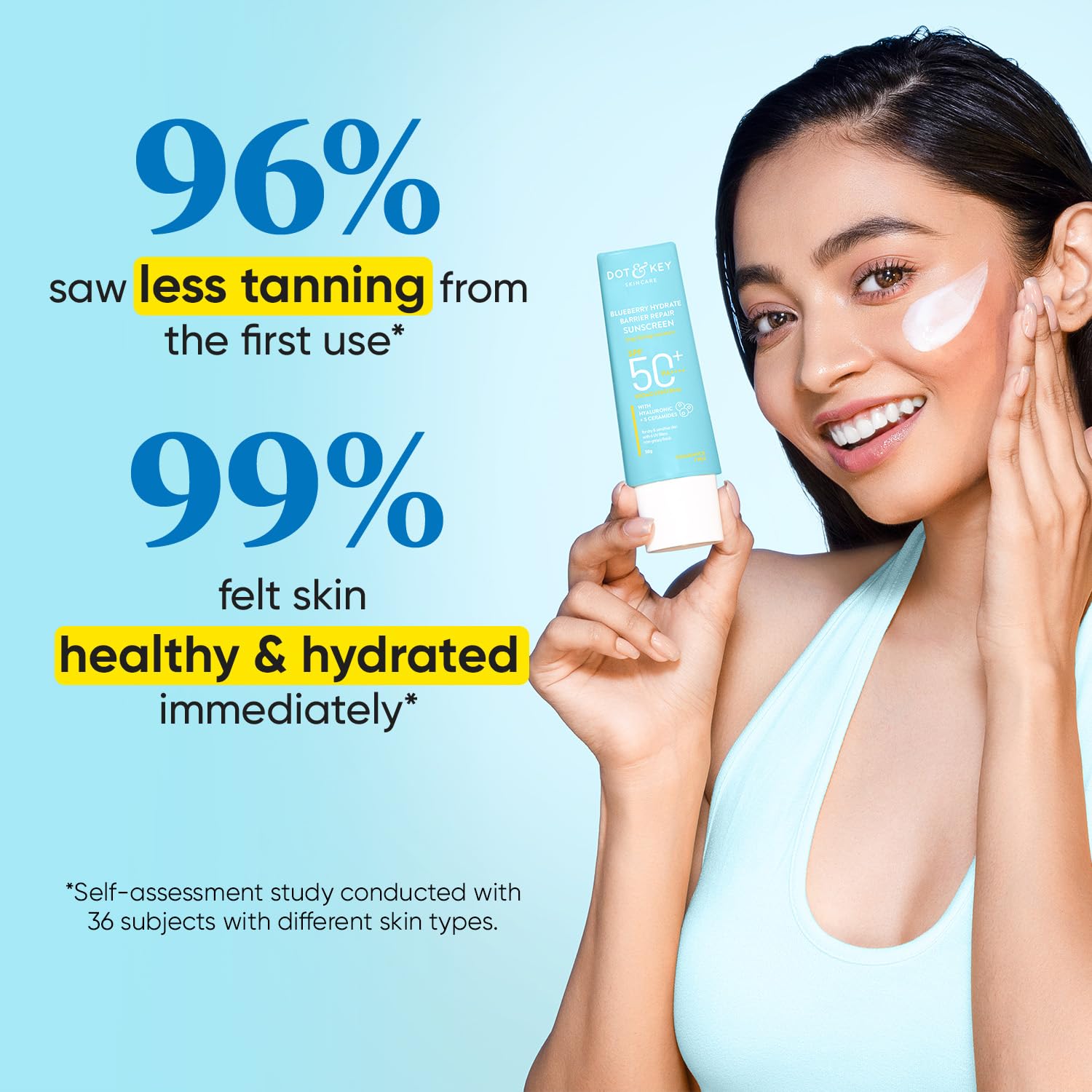 DOT & KEY Dot&Key Blueberry Hydrate Barrier Repair Sunscreen Spf 50+,Pa++++ – view 5