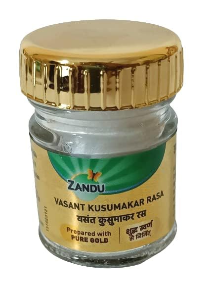 Zandu Basant Kusumakar Rasa Suvarna Yukt (with Gold) 30 tab – view 3