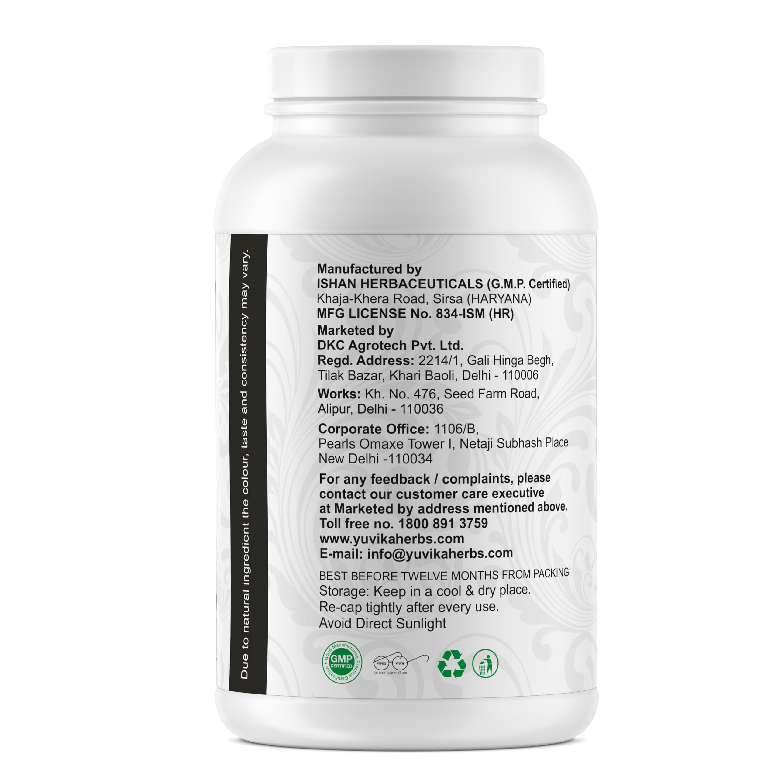 Yuvika Nagarmotha Powder - Cyperus Rotundus Rhizome - Nut Sedge Root 100 Grams – view 2