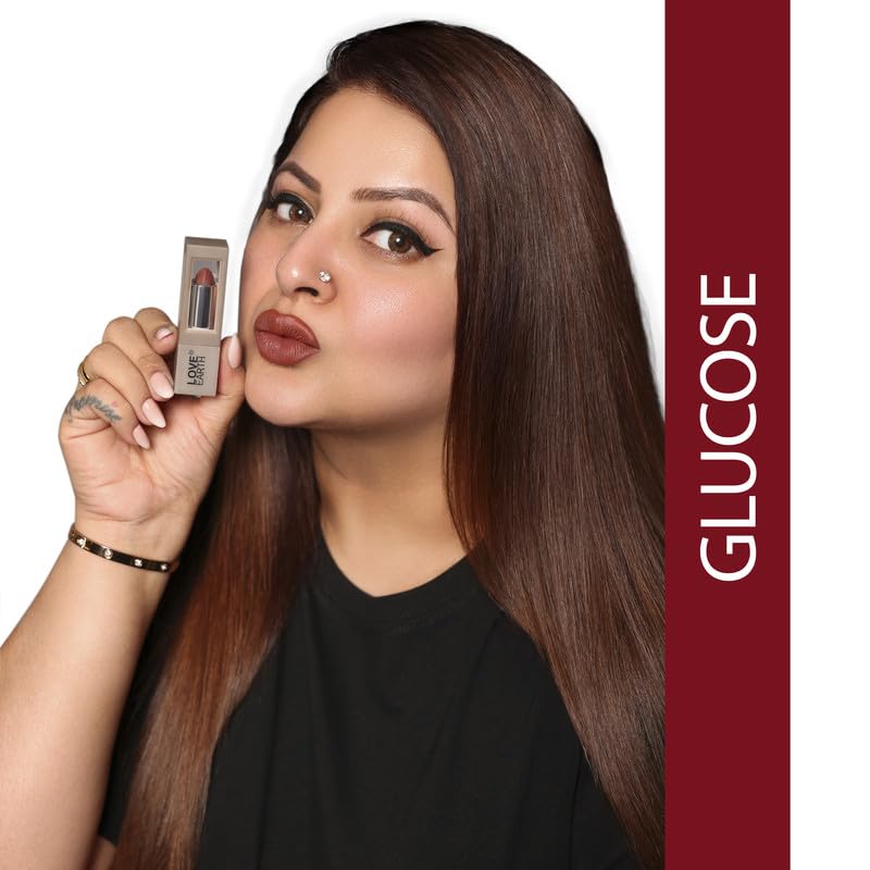 Love Earth Satin Matte Lipstick - Glucose – view 3