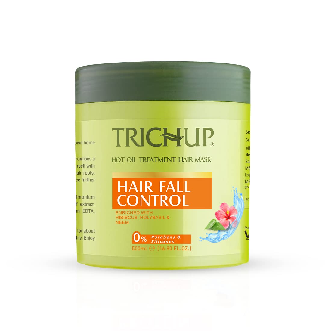 Trichup hibiscus hair mask 500 ml jar packaging