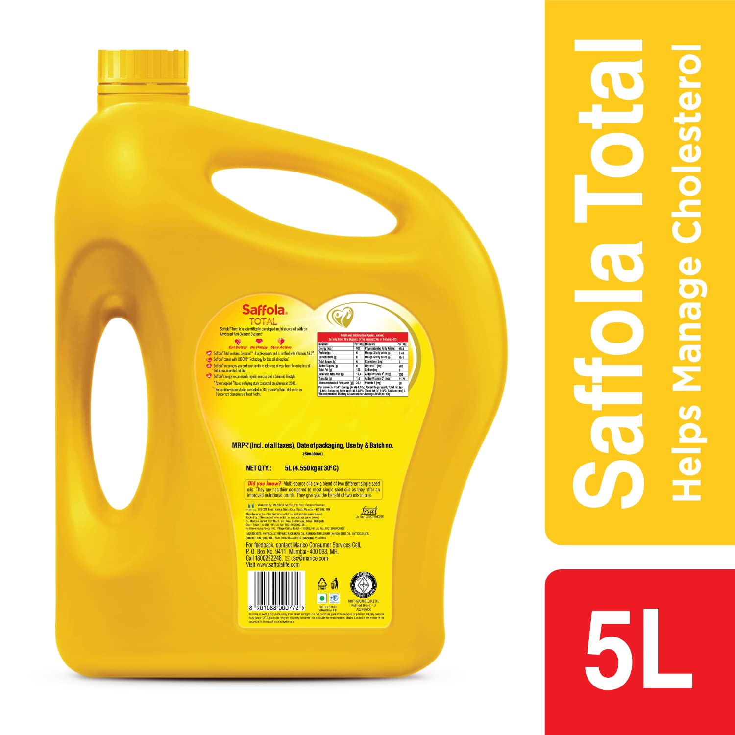 Saffola Total Refined Oil – view 2