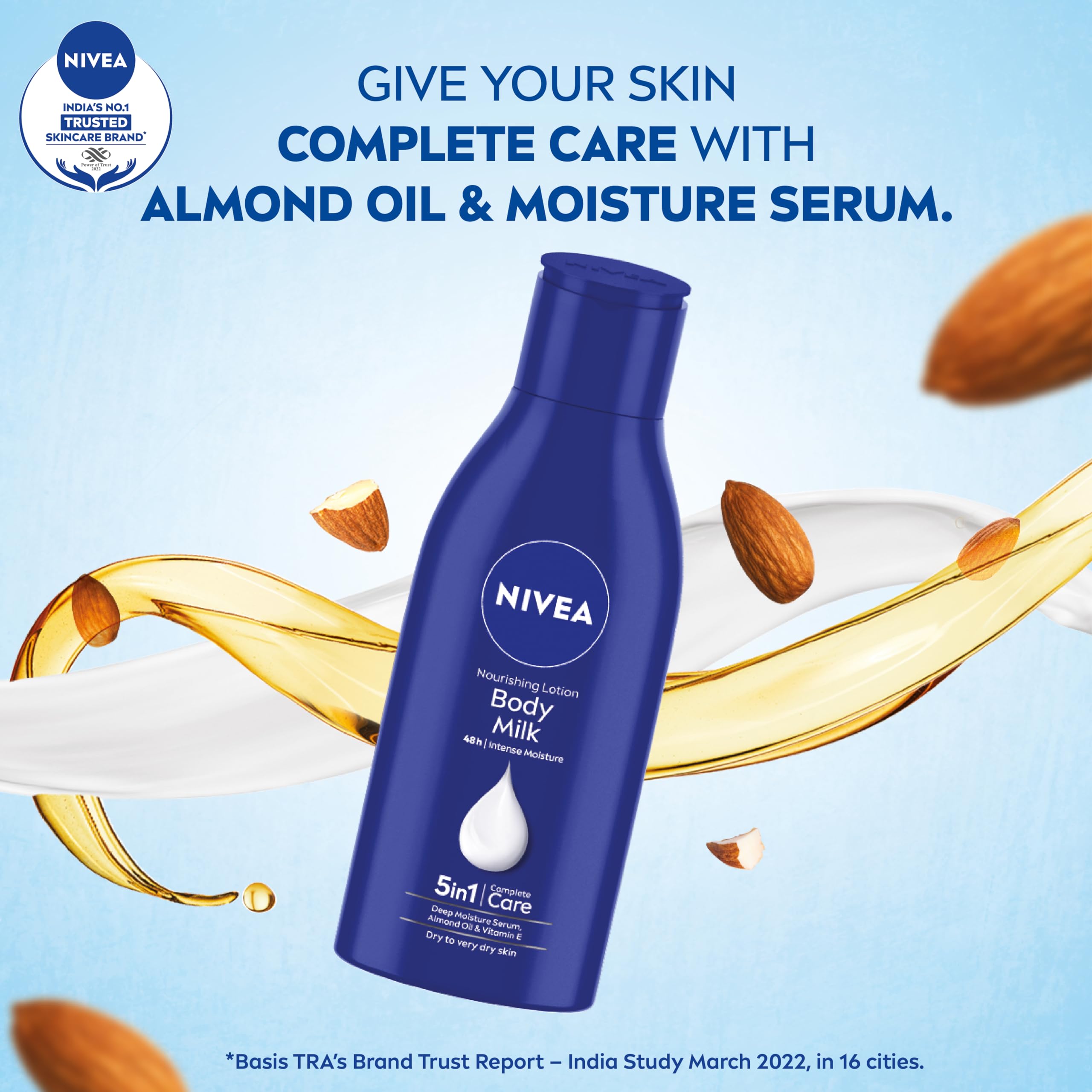 NIVEA Nourishing Body Milk 120ml Body Lotion with Deep Moisture Serum – view 4