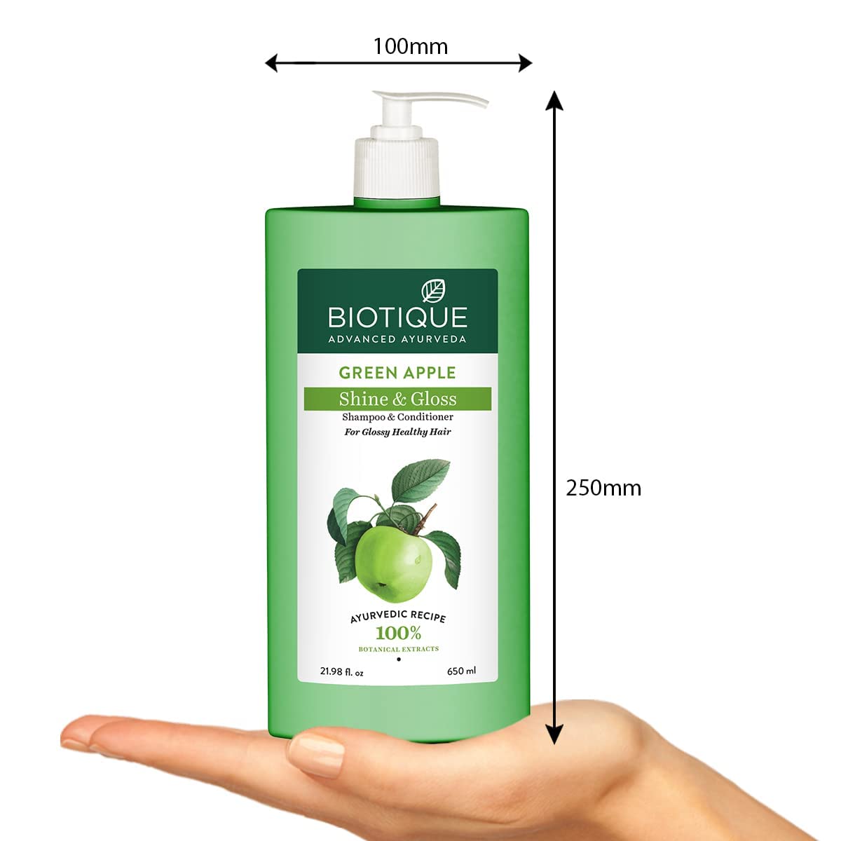 Biotique Green Apple Shine & Gloss Shampoo & Conditioner – view 6