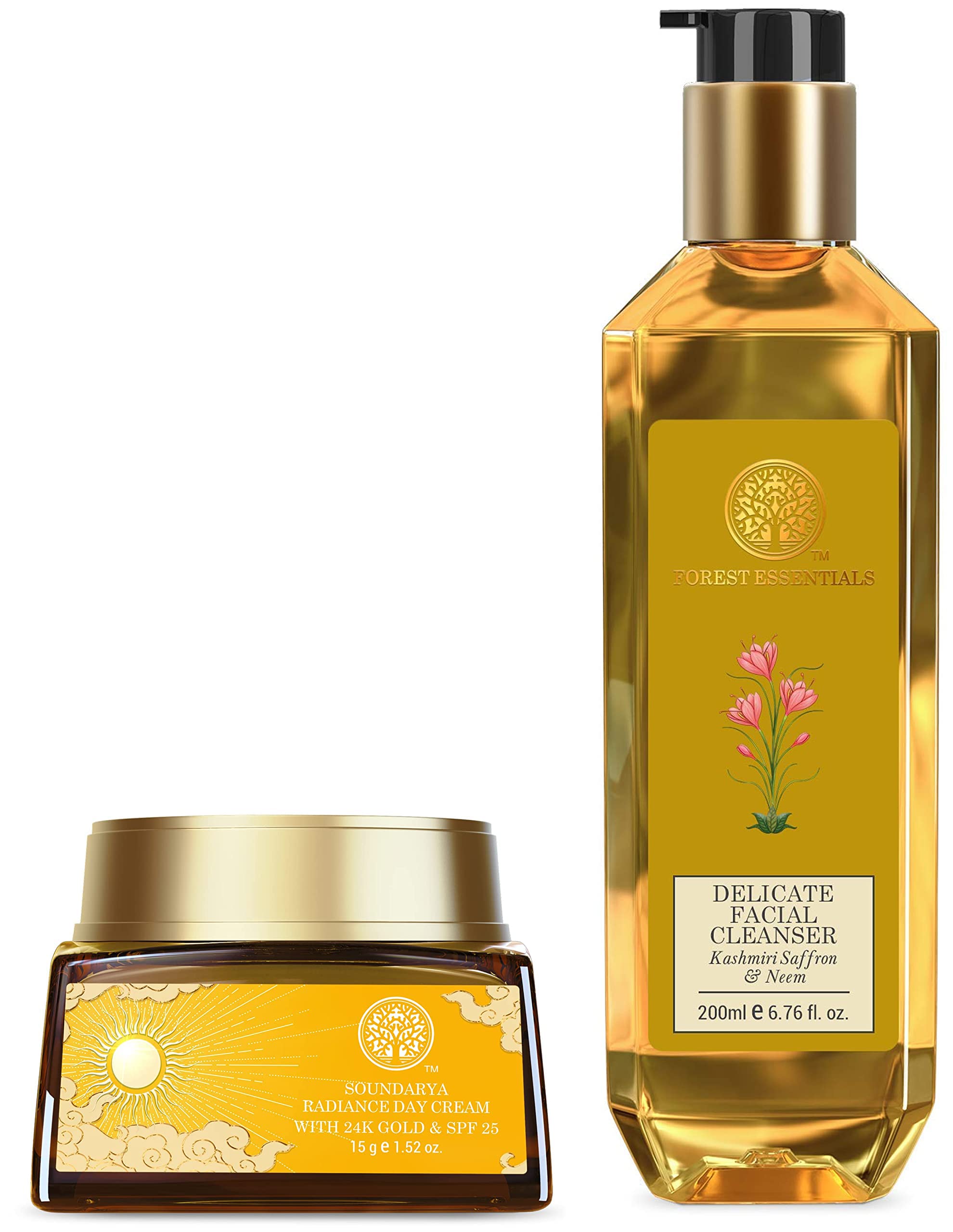 Travel size radiance cream with 24K gold and SPF 25