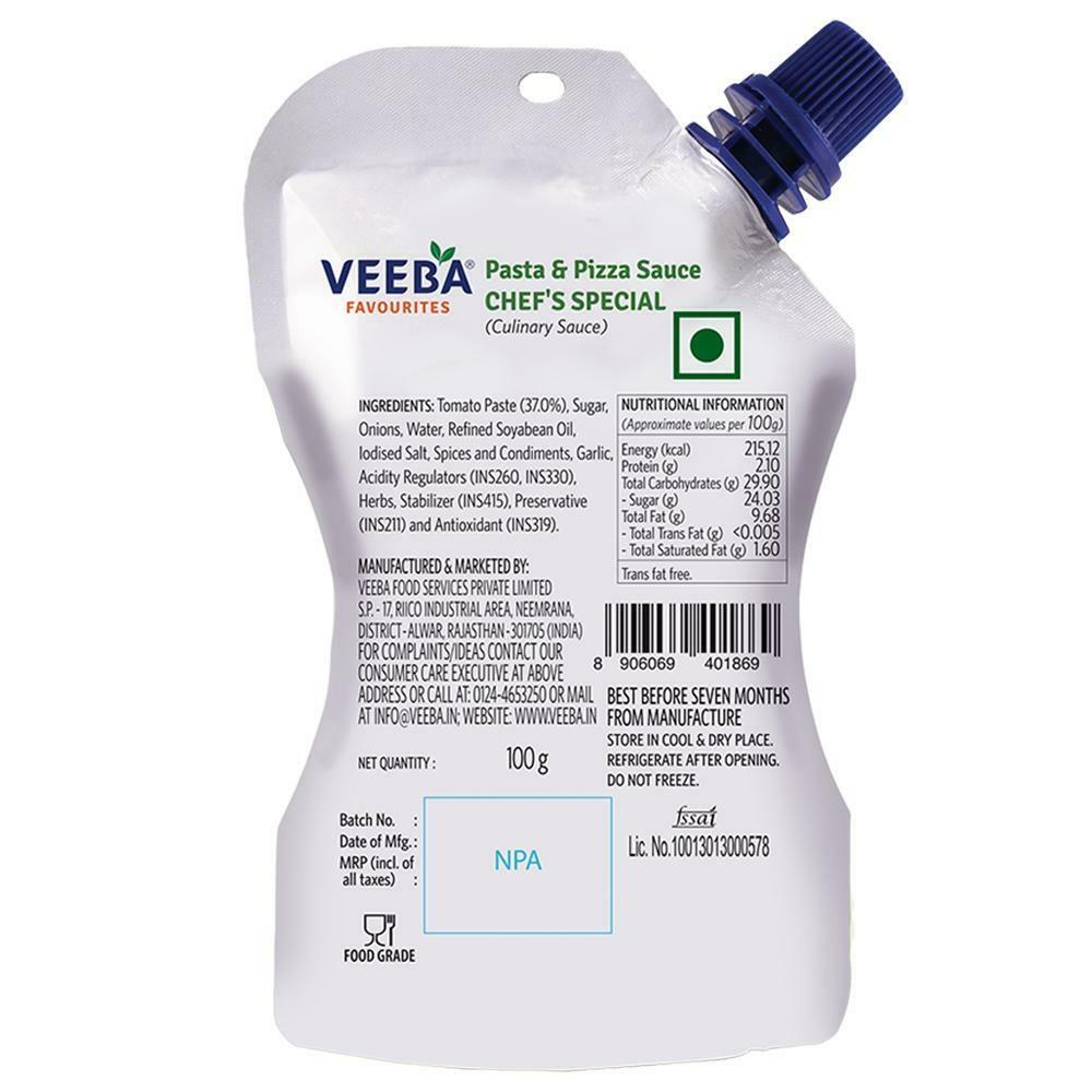 Veeba Pasta & Pizza Sauce 100 G – view 2
