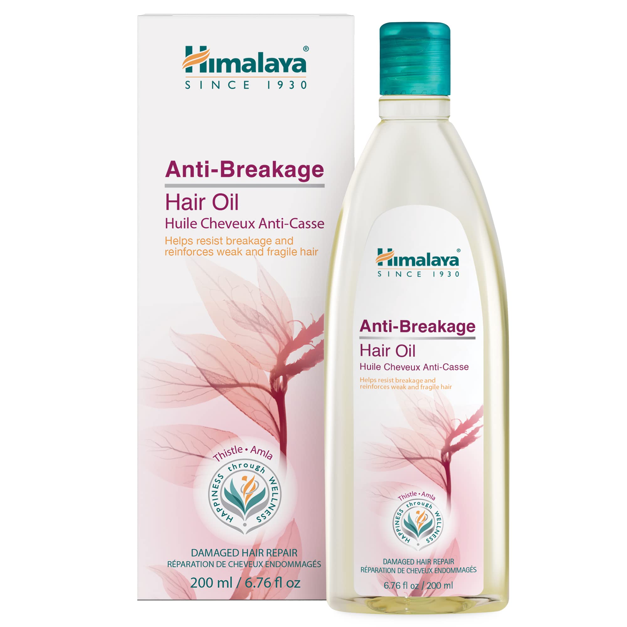 Front-facing Himalaya Anti-Hair Fall Hair Oil 100 ml packaging and bottle