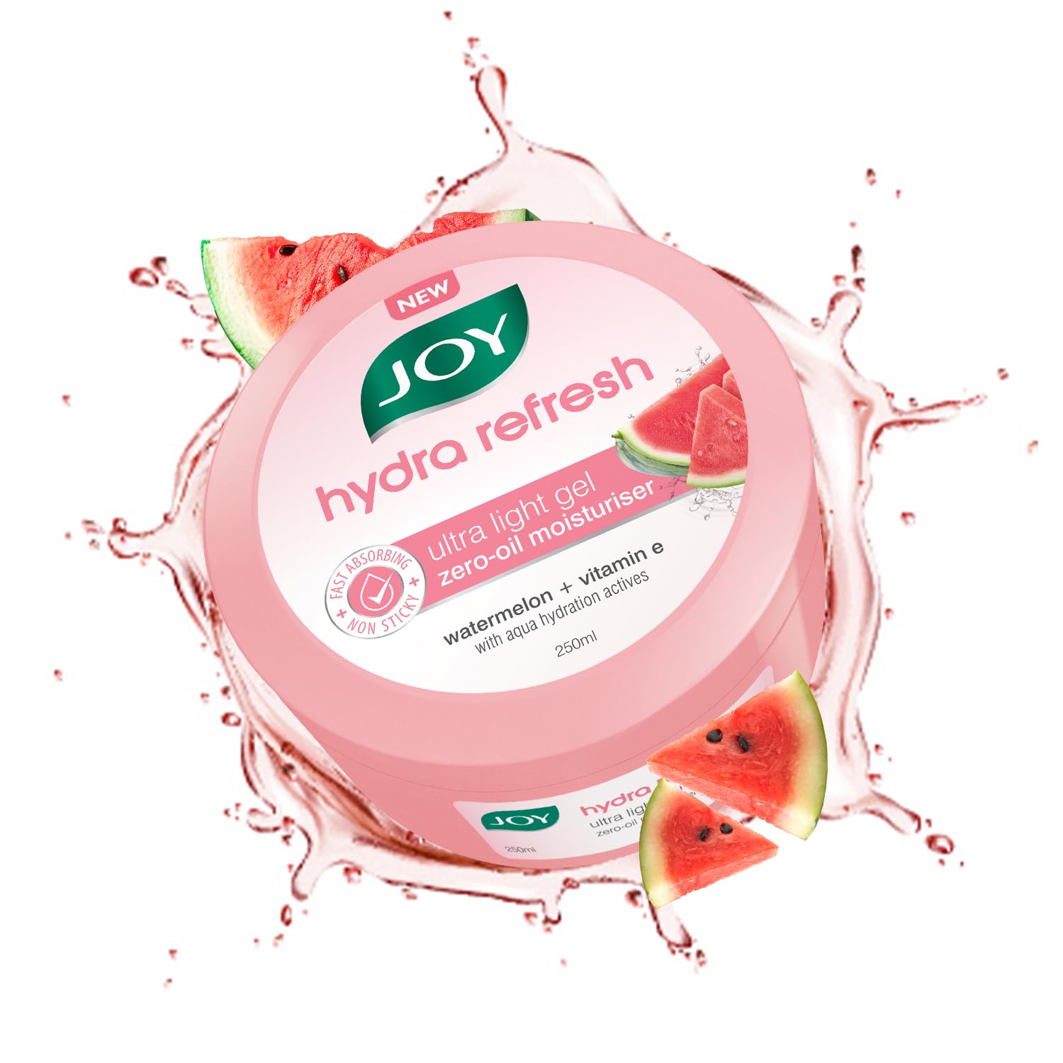 Joy ultra-light gel moisturizer jar for face and body use