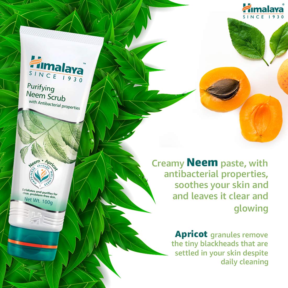 Himalaya Herbals Purifying Neem Scrub, 50g – view 3