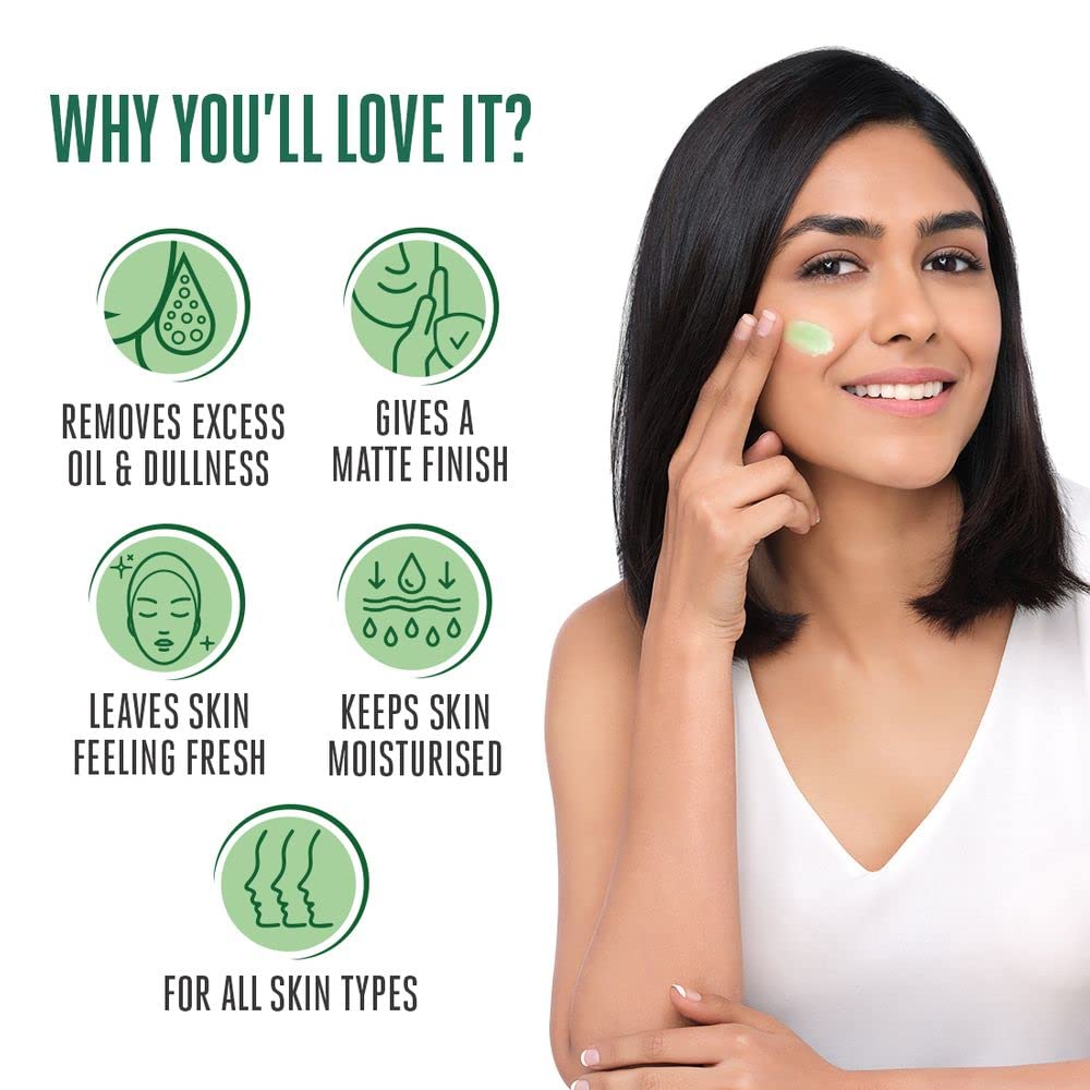 Lakme 9to5 Matte Moist Clay Facewash, Green Tea, Kaolin and Bentonite Clay, Removes Excess Oil, Cleansed, Refreshed Matte Looking Skin, 100g – view 6