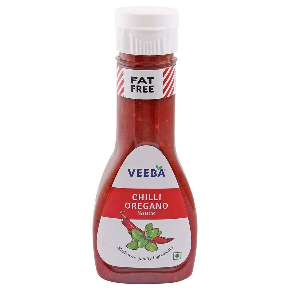 Veeba chilli oregano sauce bottle for pizza and snacks