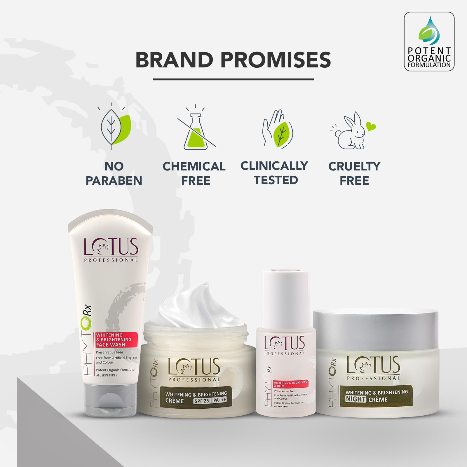 LOTUS PROFESSIONAL PHYTORX WHITENING & BRIGHENING PRESERVATIVE FREE FACE WASH FOR ALL SKIN TYPES- 80G – view 5