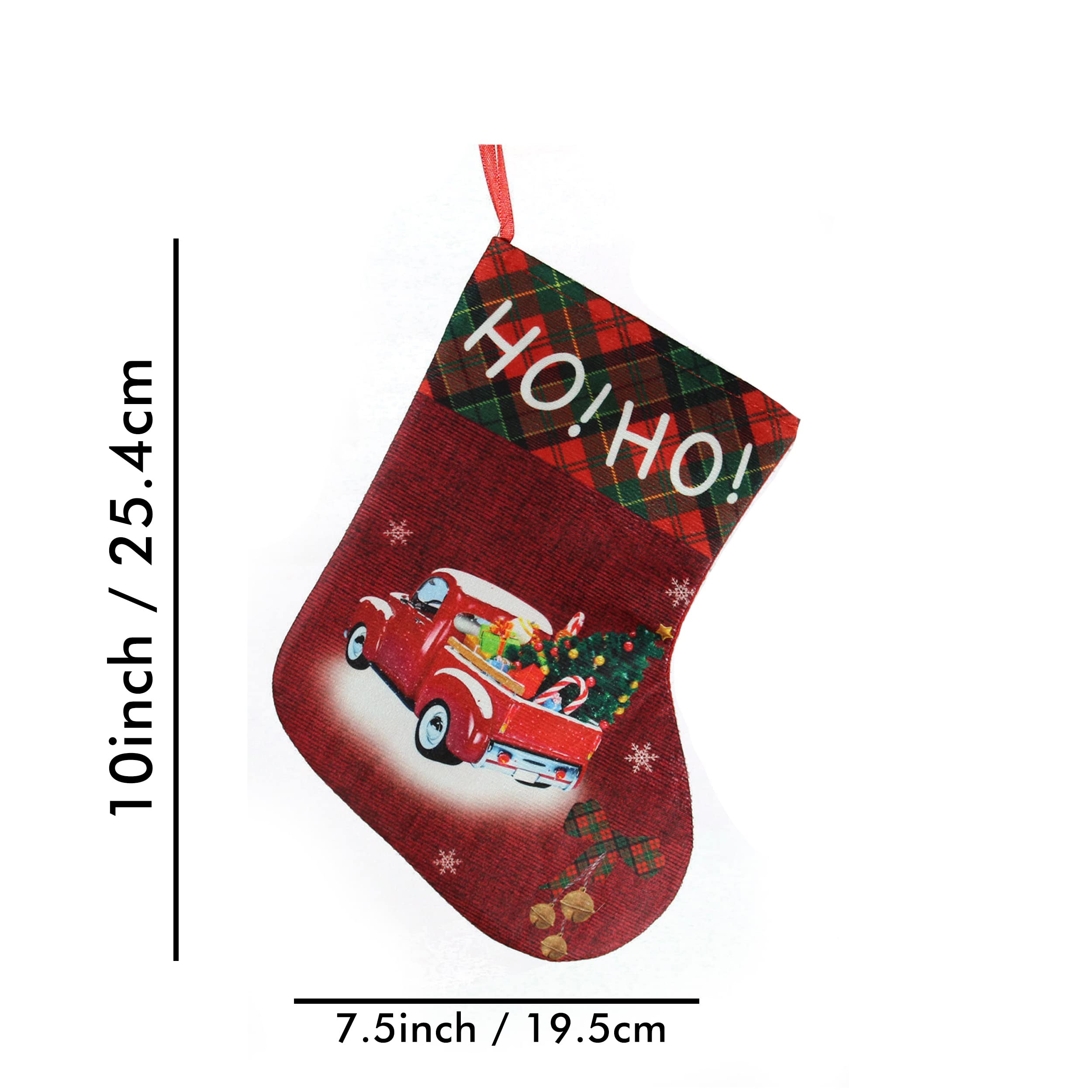 TIED RIBBONS Christmas Decorations Items for Home - Big Size Christmas Stockings Pack of 3 Large Wall Door Living Room Xmas Tree Hanging Socks Ornament Props Gifts – view 6