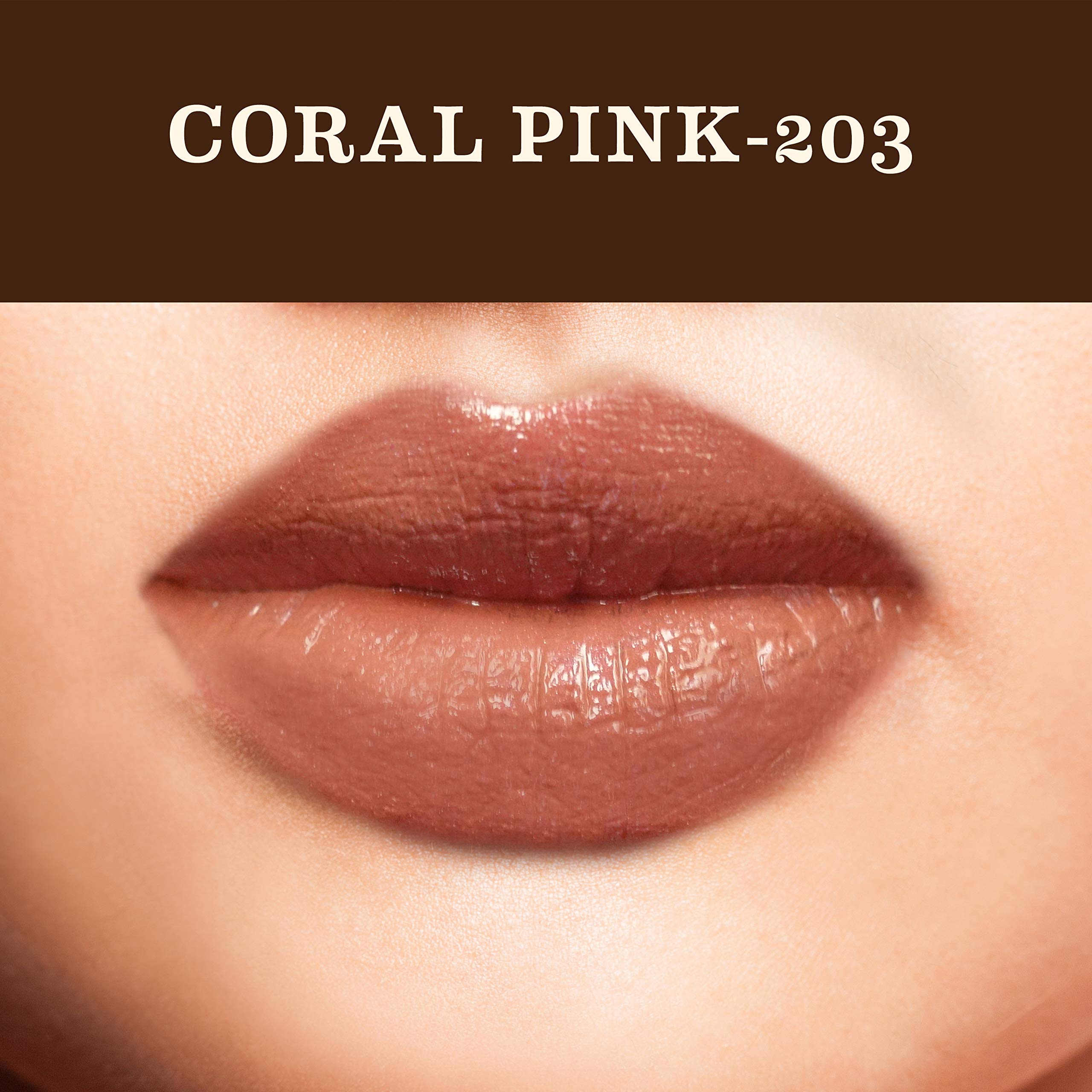 SoulTree Ayurvedic Lip Gloss - Coral Pink Colour(203), 5 g – view 4