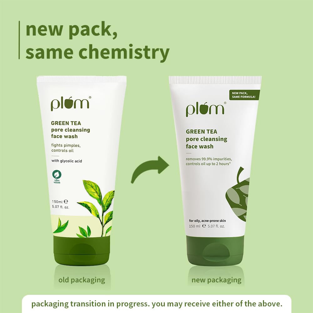 Plum Green Tea Pore Cleansing Face Wash for Oily, Acne Prone, Dry & Combination Skin – view 2