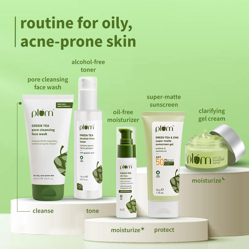 Plum Green Tea Pore Cleansing Face Wash for Oily, Acne Prone, Dry & Combination Skin – view 8