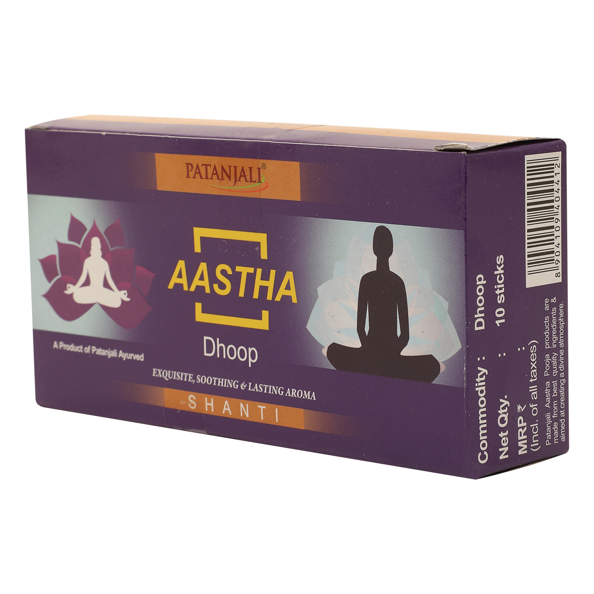 Aastha Shanti Dhoop 10 Stick 50 g – view 3
