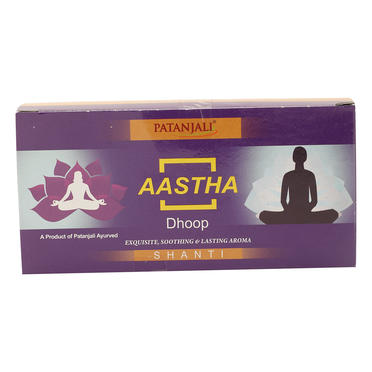 Patanjali sandal dhoop sticks jar for pooja and meditation use