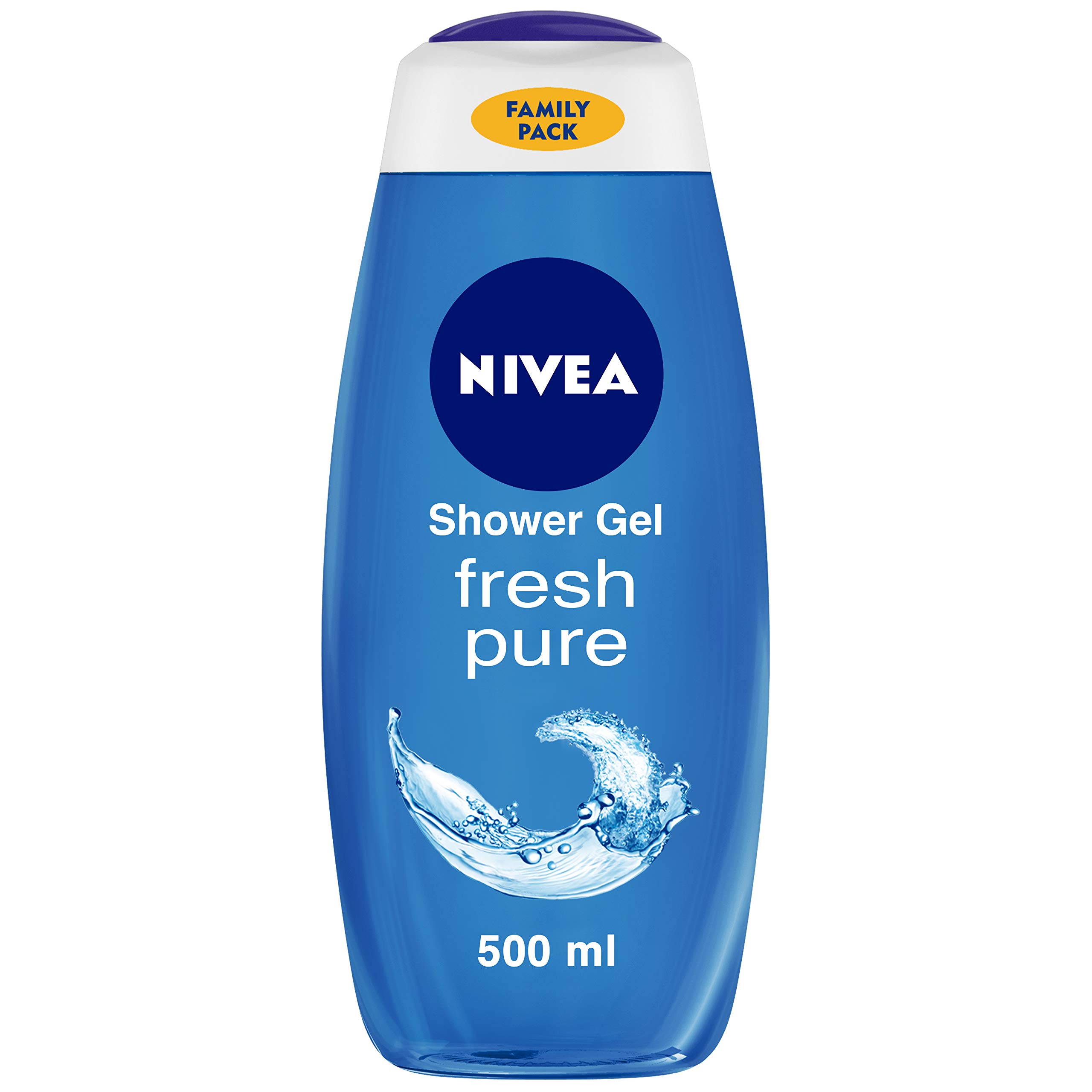 500 ml NIVEA shower gel bottle for fresh body wash