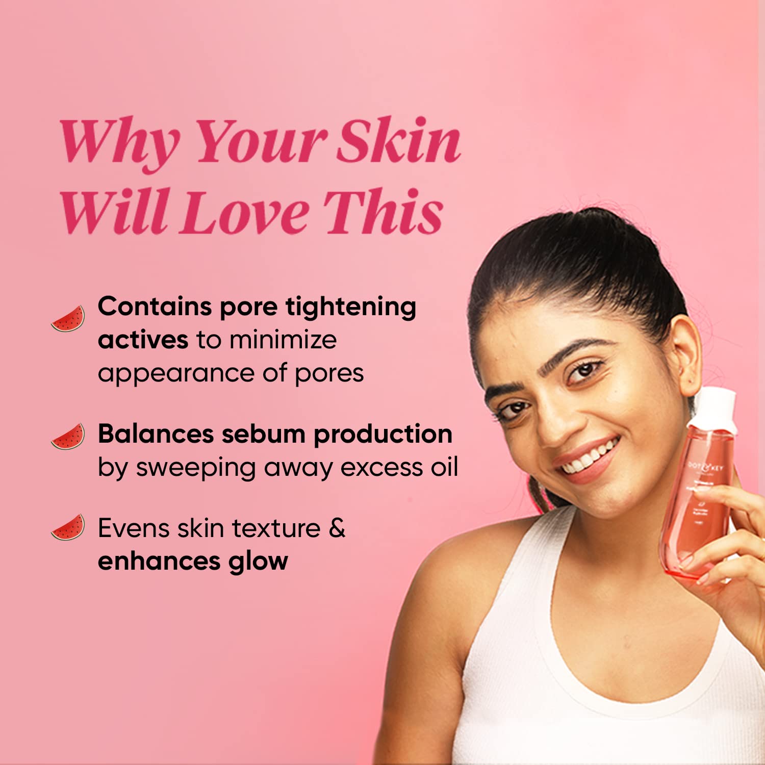 DOT & KEY Watermelon Superglow Pore Tightening Toner – view 2