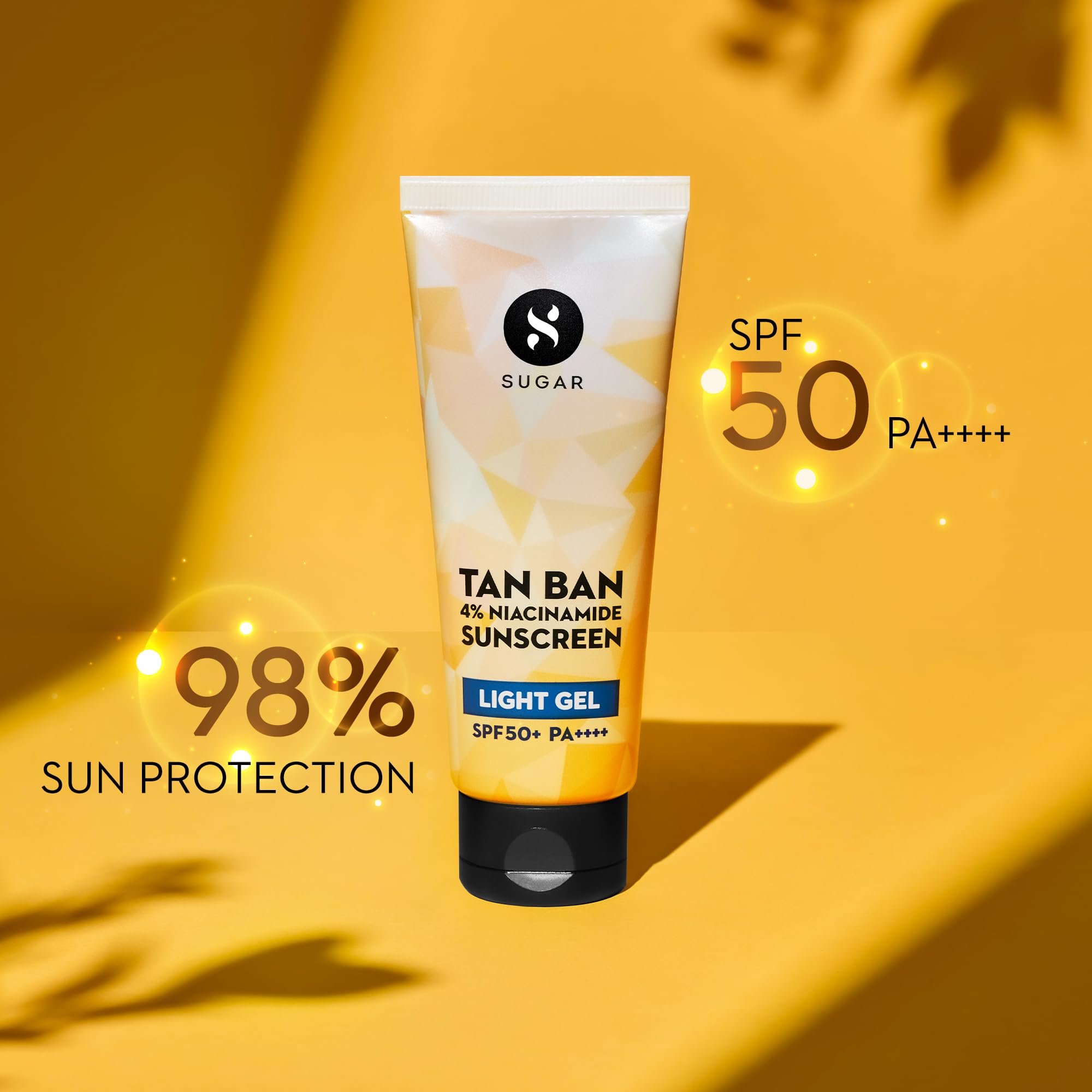 SUGAR Cosmetics Tan Ban Sunscreen SPF50 PA++++ Light Gel with 4% Niacinamide & 1% Hyaluronic Acid – view 2