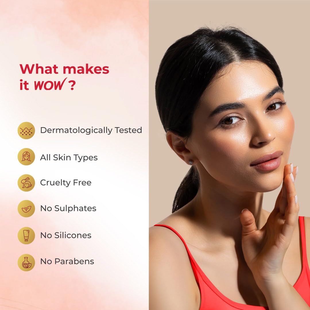 WOW Skin Science Apple Cider Vinegar Foaming Face Wash - No Parabens, Sulphate & Silicones (with built-in brush) – view 5