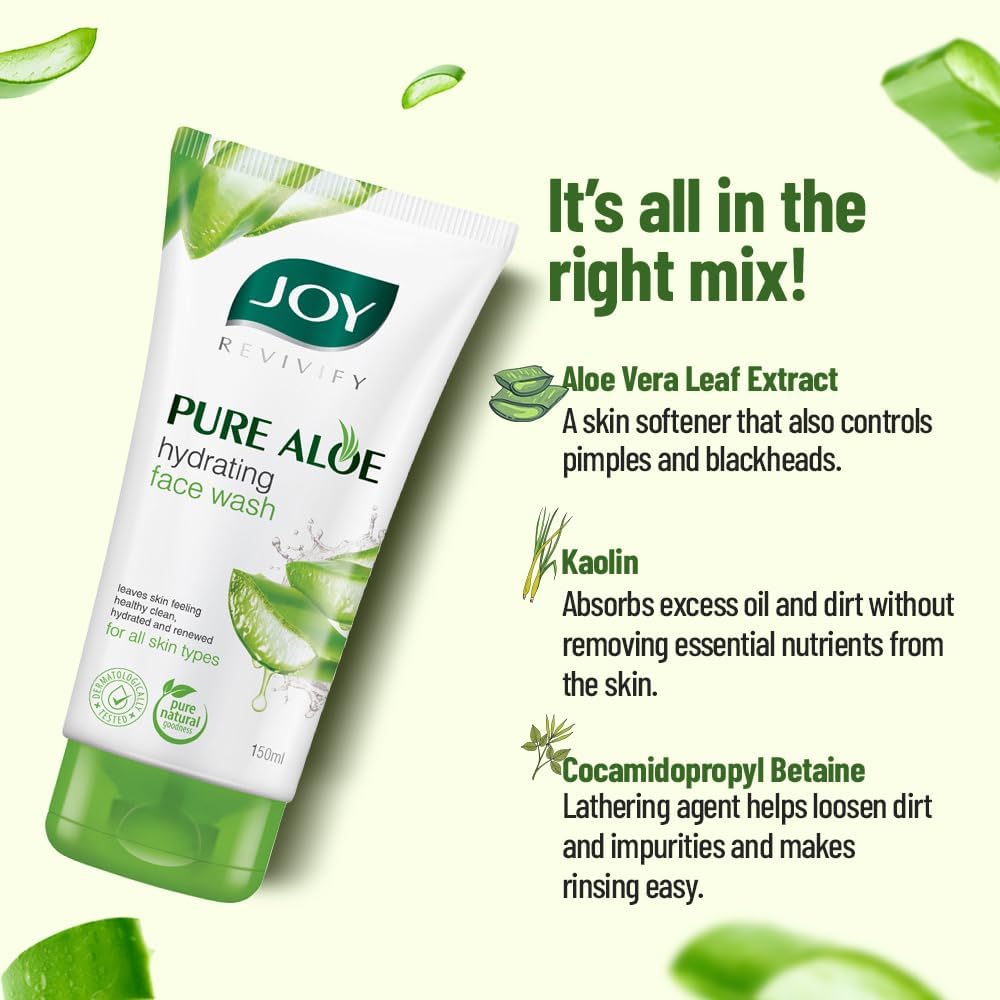 Joy Hydrating Aloe Vera Face Wash for Summers – view 5