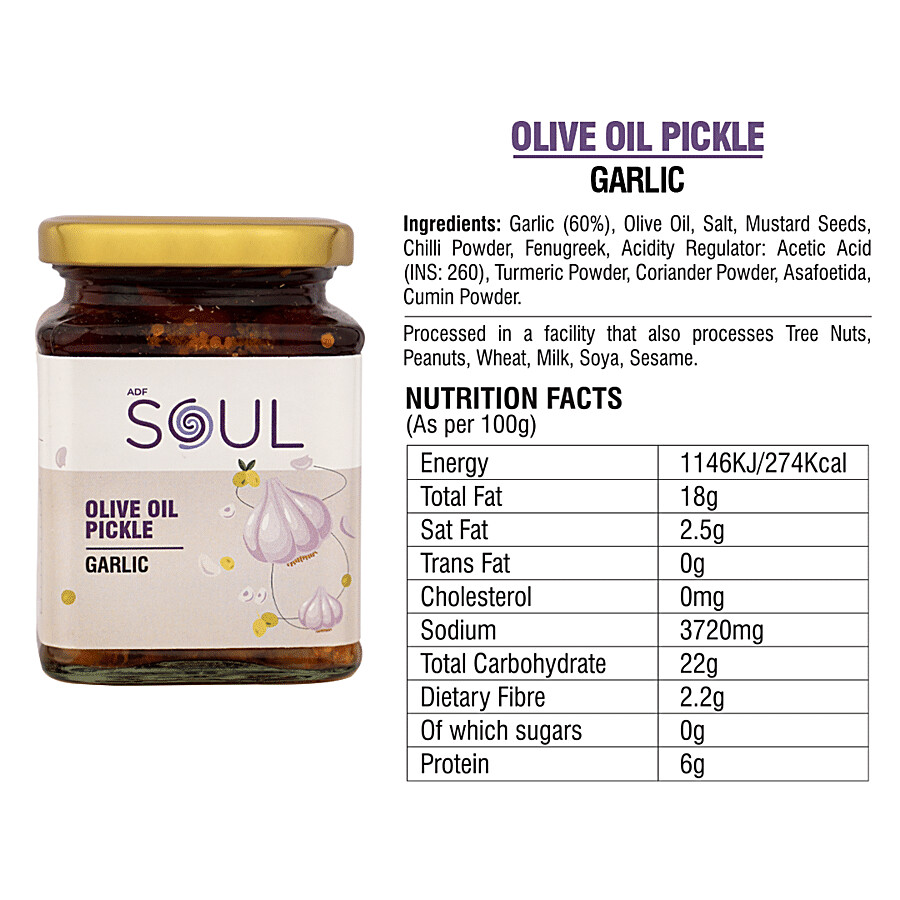 ADF Soul Olive Oil Pickle - Garlic 275 g – view 8