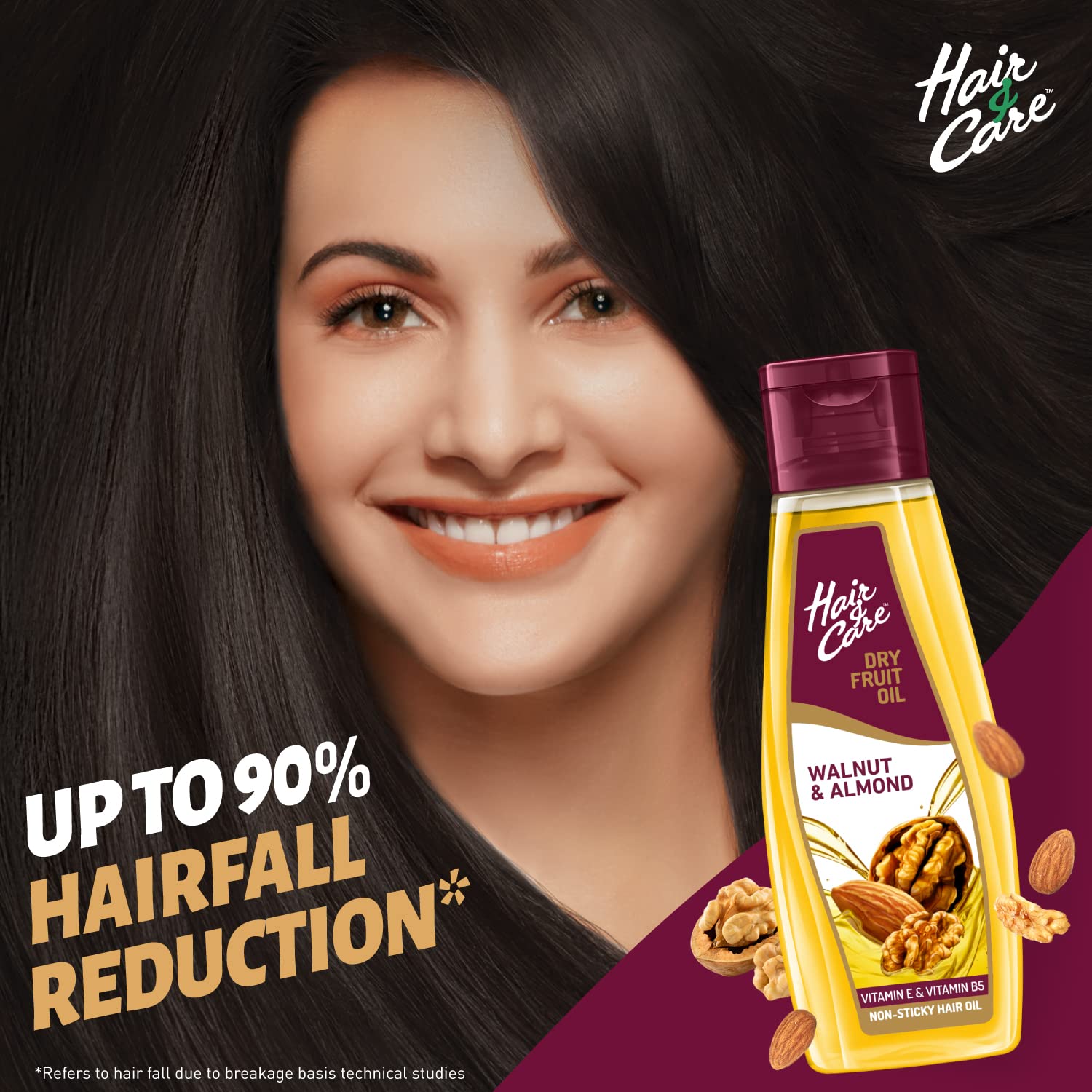 Hair & Care Dry Fruit Oil with Walnuts, Almonds & Vitamin E – view 2