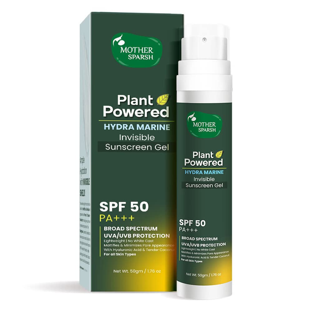 Mother Sparsh sunscreen gel with no white cast finish