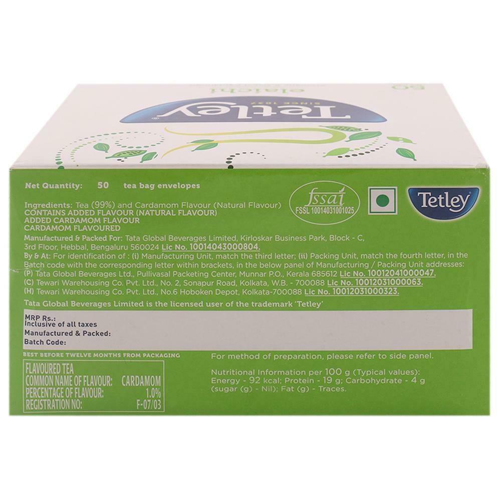 Tetley Elaichi Leaf Tea Bags 50 Pcs – view 5