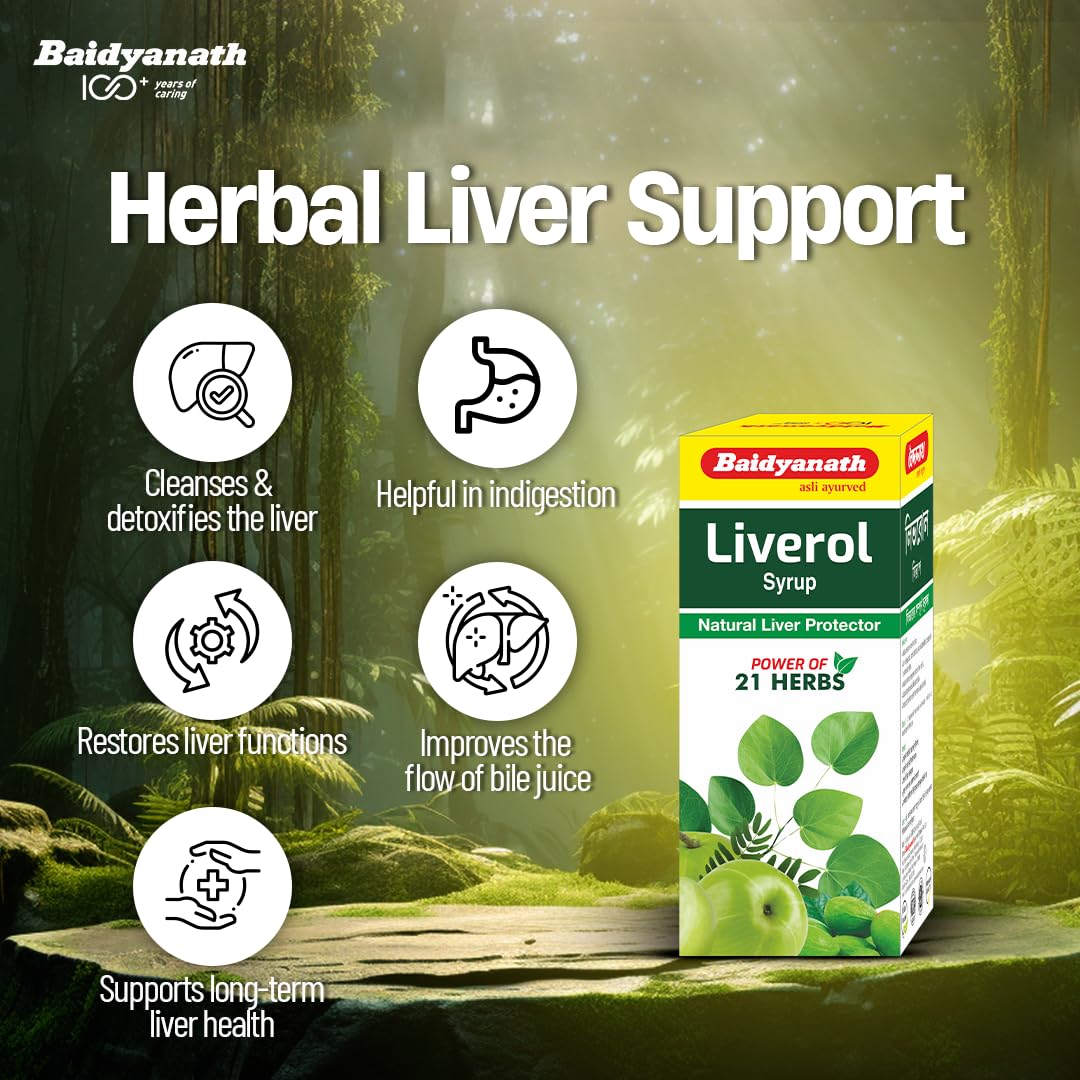 Baidyanath Liverol Syrup - 450 ml – view 3
